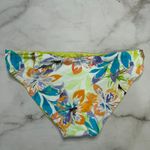 Roxy Juniors Reversible Floral Hipster Swim Bottoms Size L Retro Revo White New Photo 2