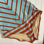Anthropologie  Allihop Chevron Strip Maillot One Piece Swimsuit Size M 300 Photo 3