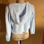 White Fawn Tilly’s  Light Blue Chenille Sweater Size XL Photo 2