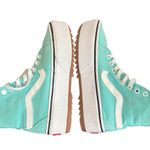 Vans Filmore Hi Tapere Platform in Aqua Sky Canvas sz 7 Sk8 sneaker lace up shoe Photo 12