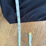 Ralph Lauren Lauren  Rushed Jersey Dress 6 Black Stretch V-neck 3/4 Sleeve 1903 Photo 11