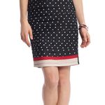 White House | Black Market WHBM Polka Dot Tiered Straight Pencil Skirt Photo 2