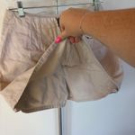 Y2K Khaki Lace Up Mini Skirt Indie Sleaze Skort Bratz Lolita Bimbo 2000s Size 7 Tan Size M Photo 6