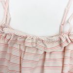 Lake Pajamas Pima Ruffle Nightgown Bellini Ombre Stripe Cotton Photo 7