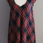 Like Mynded Plaid Short Sleeve Sheath Dress S Photo 0