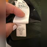 Gap Vintage Slim High Rise Vegan Faux Leather Pants Size 6P Green Mistletoe Photo 7