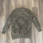 Yoki Yolk Outerwear Collection Olive Green Bomber Jacket Large Photo 5