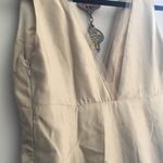 Vera Wang NWT  gold sleeveless gown tulle train Photo 4