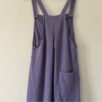 Halara Pockets Waffle Casual Overalls Wide Leg Mellow Purple NWT M Tall Photo 5