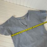 Madewell & Cloth & Stone Wide Leg Cropped Pants & Sundrift Ruffle Top Size S Photo 7