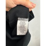 Susan Graver Black Lace Trim Cotton Blend T-Shirt L Photo 3