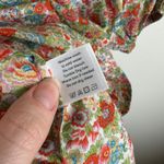 Roller Rabbit Womens Agnese Floral Alianne Top Sz Small V-Neck Colorful Preppy Photo 5