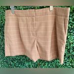 Armani Exchange AX - NWT | Pleated Window Pane
Shorts -Sz 12 in Deep Sand Photo 4