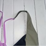 prAna Tulum Bikini Top Black Color Block Size M Photo 3