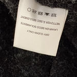 Thread & Supply Open Front Cardigan Sweater Jacket Charcoal Black Size S Photo 8