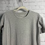 Eileen Fisher minimalist heather grey mini dress size XS cotton blend capsule Photo 3
