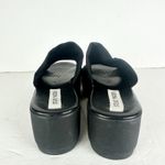 Steve Madden Vintage  Y2k Slinky Platform Slide Sandal Size 10 Black 90s 00s Photo 5