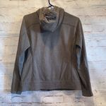 Rei Jacket Womens Medium Gray Fleece Full Zip Hooded Sweatshirt Zip Pockets Photo 4