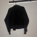 St. John  Bomber Jacket Full Zip Black Gold Zippers Moto Asymmetrical Size Large Photo 4