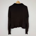 Varley  Brown Carmen Rib Knit Zip Through Jacket Photo 7
