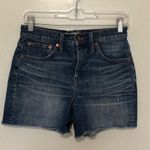 Madewell High-Rise Denim Shorts in Glenoaks Wash: Cutoff Edition 25 Photo 0