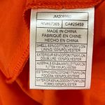 Betsey Johnson  Mini Dress Womens L Orange Crochet Lace Ruffle Hem Boho Flirty Photo 11