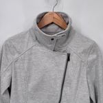 prAna Marabelle Softshell Asymmetrical Zip Jacket Womens Small Gray Polyester Photo 6