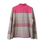 Le Tigre Pullover Women 1/4 Zip Pink Pullover Sweater Sweatshirt Preppy Designer Size XL Photo 1