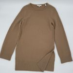 Vince  Cashmere Roll Neck Long Sleeve Sweater Camel Tan XS Photo 0