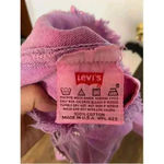 Levi's Levi’s riley pink studded cutout denim shorts Barbie core medium Photo 4