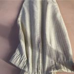 Vintage Cream & Light Tan Striped Suspender Midi Dress Size S GUC Photo 11