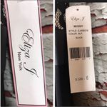 Eliza J  Missy Lace Gown Dress Size 6 NWT Prom Wedding Formal Dance Deep V Back Photo 8