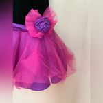 Vintage 80s Nadine Pink Velvet Tulle Prom Dress, Size 1 Photo 1