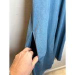 Never A Wallflower Women's Size S Blue Puff Sleeve Midi Dress EUC Photo 2