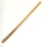 New Stainless steel gold magnetic bracelet 7.5" Photo 6