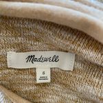 Madewell  Gathered Sleeve Mock Neck Knit 3/4 Sleeves Pullover Heather Tan Top S Photo 5