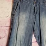 Life in Progress  BOHO LAGENLOOK THIN DENIM PAPER BAG WAIST JOGGER BOHO JEANS 28 Photo 9