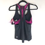 Tyr. Womens Cadet 2 in 1 Tankini Top Built In Bra Racerback Contour Cups Black S Photo 1