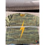 Aviator Nation Camo Bolt Boyfriend Tee Large cropped athleisure layered boho Photo 7