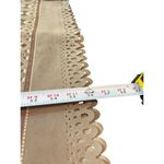 VTG 90s Y2K Nouveau Monde Tan South Western Pattern Faux Suede Long Skirt XL Photo 7