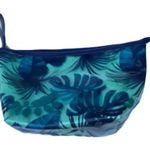 ULTA Blue Seafoam Plastic Tropical Cosmetics‎ Bag Flat Bottom New with T… Green Photo 0