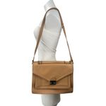Loeffler Randall  Tan Leather Envelope Style Handheld Worn Crossbody Shoulder Bag Photo 1