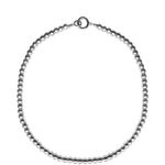 LAURA LOMBARDI Maremma Necklace in Silver Womens Beaded Ball Chain Photo 0