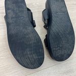 Vagabond  Black Leather Two Strap Sandals Photo 13