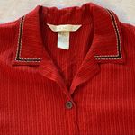 Vintage Napa Valley Cropped Pant Set Red Size S/M Photo 8