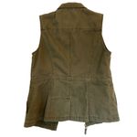 A New Day Olive Green Sleeveless Cargo Utility Zippered Vest Size Small Photo 1