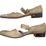 Salvatore Ferragamo Women's Beige Slingback Pumps Size 8 AAAA Photo 0