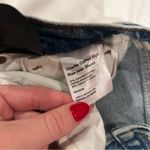 Reformation Charlie Cuffed High Rise Jean Shorts Photo 6