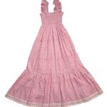 NWT Marea by Liz Joy Sasco in Lavender Thistle Smocked Cotton Maxi Dress XS Photo 1