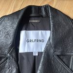 GRLFRND  Black Leather Jacket Photo 1